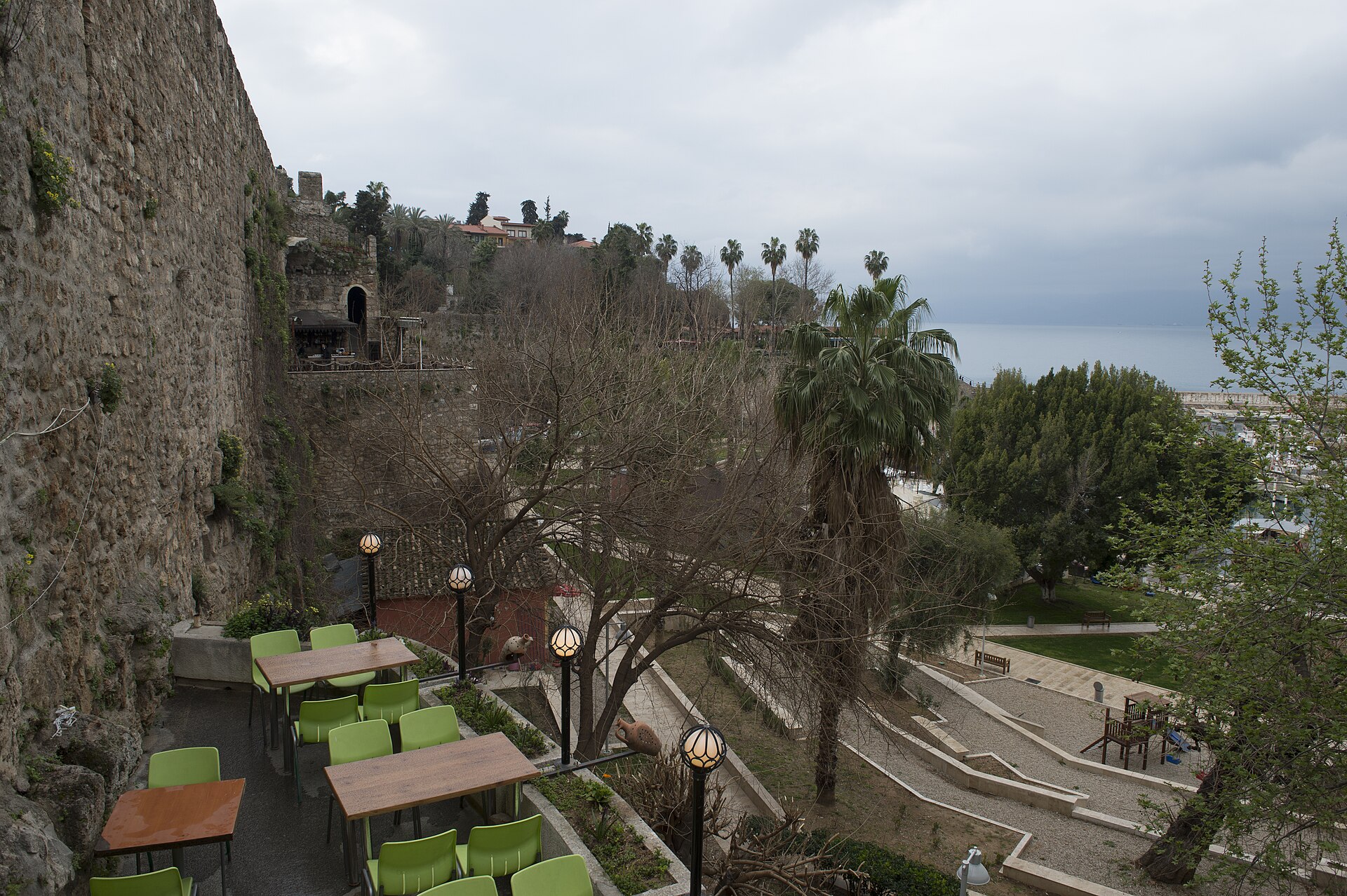The old harbour and Kaleiçi old town of Antalya on the Mediterranean