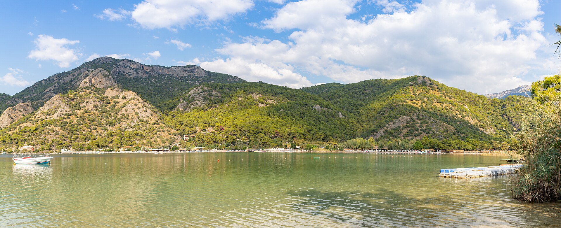 The turquoise Mediterranean coast of Turkey